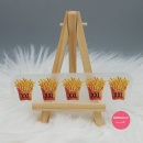 "XXL" Größenlabel Pommes